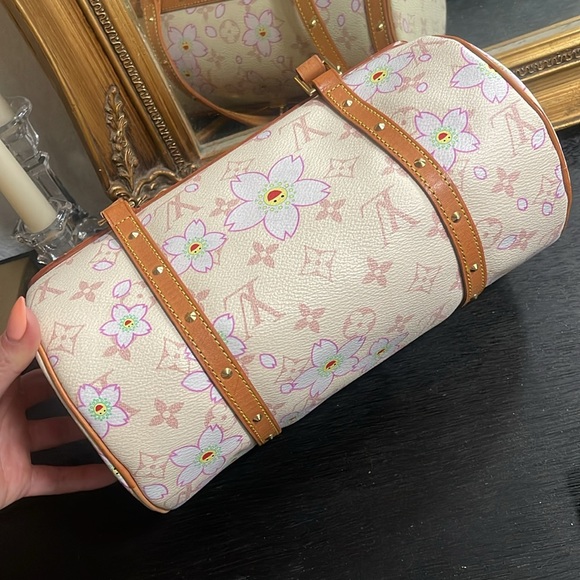 Louis Vuitton x Takashi Murakami Cherry Blossom Papillon 30 Handbag - Picture 5 of 7